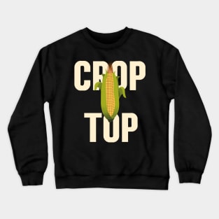 Crop Top Crewneck Sweatshirt